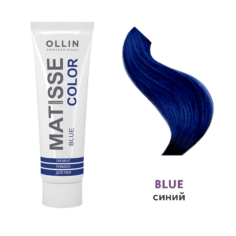 Краска для волос Ollin Professional Matisse Color Синий 100 мл - отзывы  покупателей на Мегамаркет | краски для волос