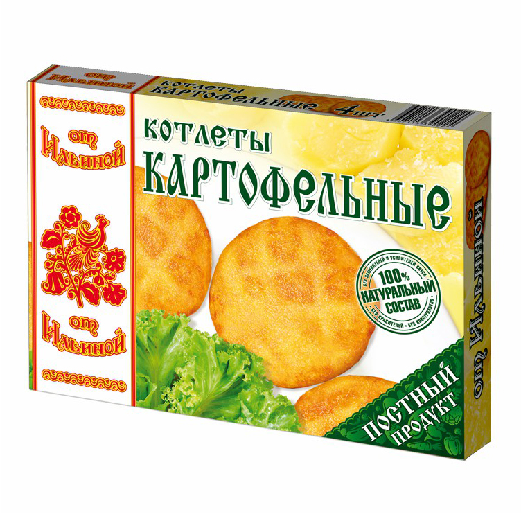 Котлеты картофельные От Ильиной замороженные 300 г