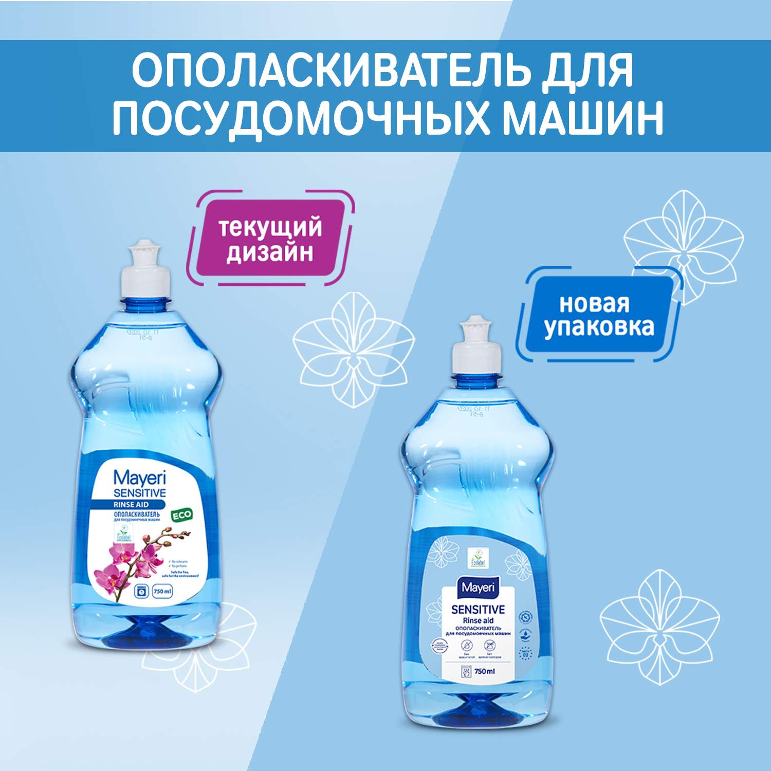 Ополаскиватель для посудомоечных машин Mayeri Эко 750мл - купить в Москве,  цены на Мегамаркет | 100028032107
