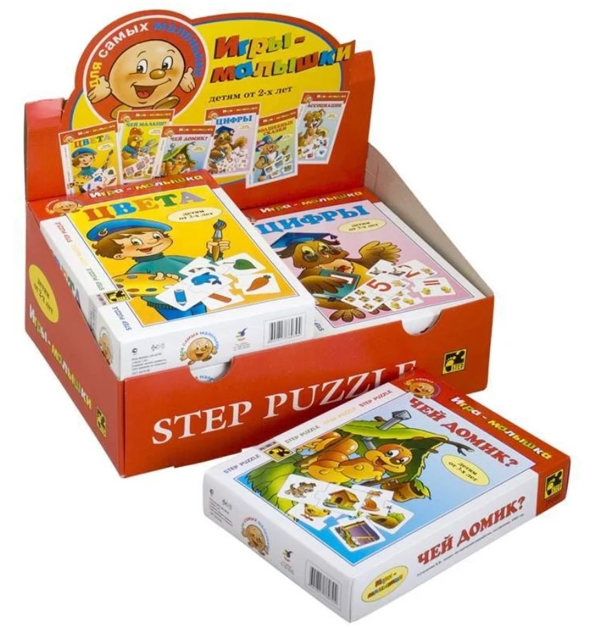 Купить настольная игра Step Puzzle Игра-малышка в ассортименте, цены на  Мегамаркет | Артикул: 100044132678