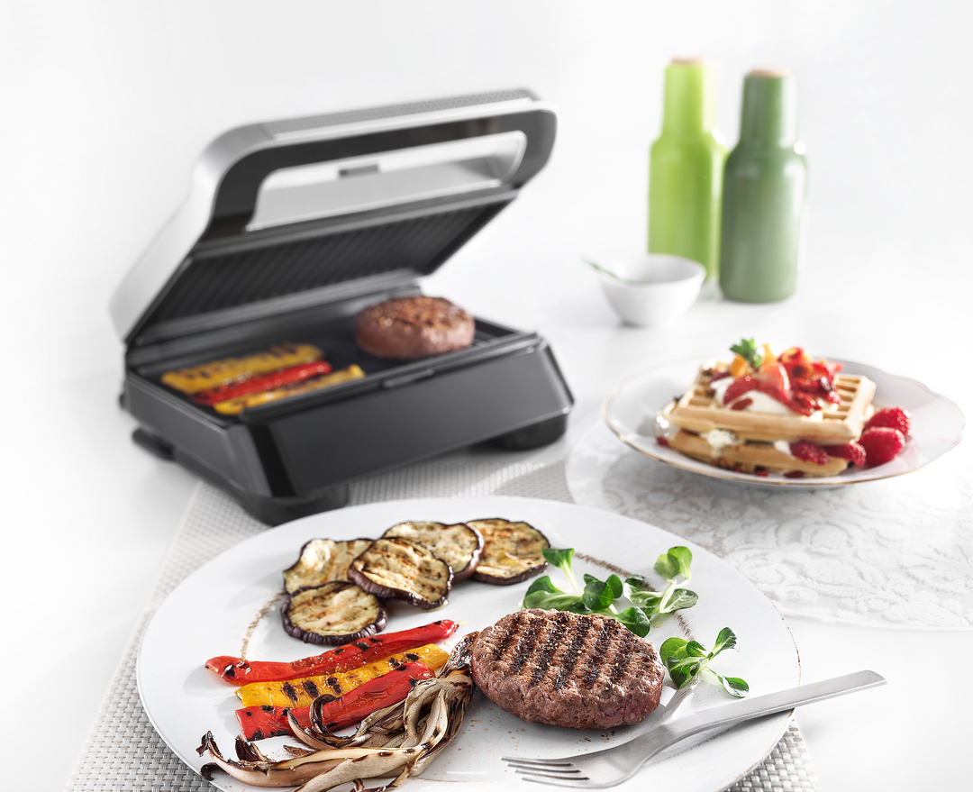 Электрогриль DeLonghi MultiGrill Easy SW12AC.S Silver - отзывы покупателей  на маркетплейсе Мегамаркет | Артикул: 100024188272