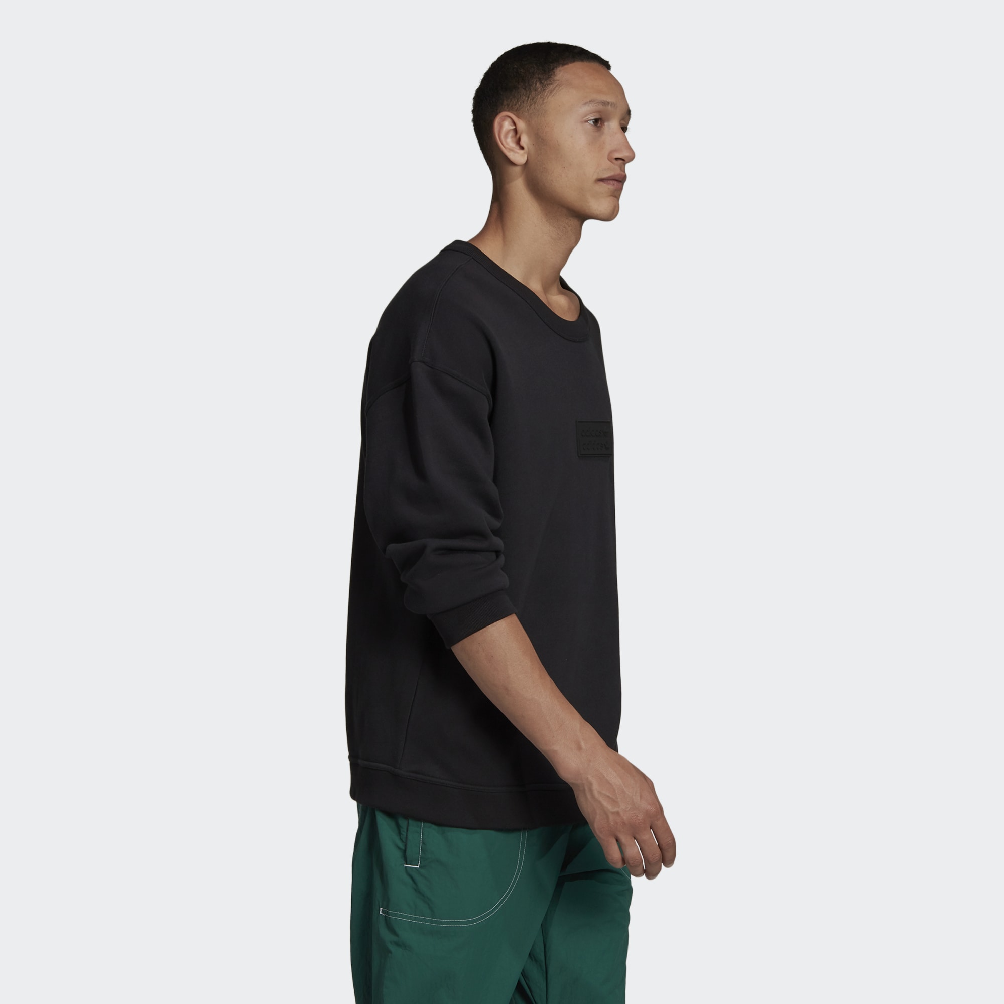 Свитшот мужской Adidas Silicon Crew черный XL