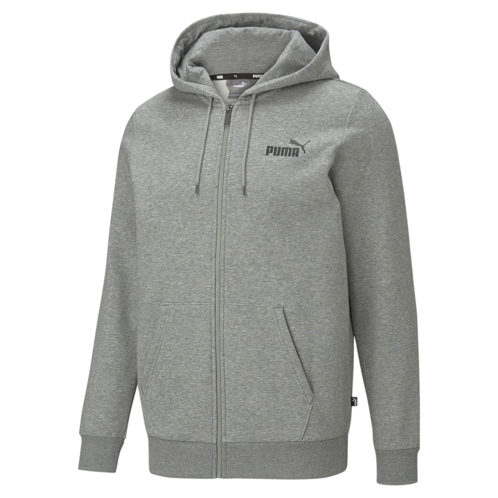 Худи мужское PUMA Ess Small Logo Fz Fl серое L