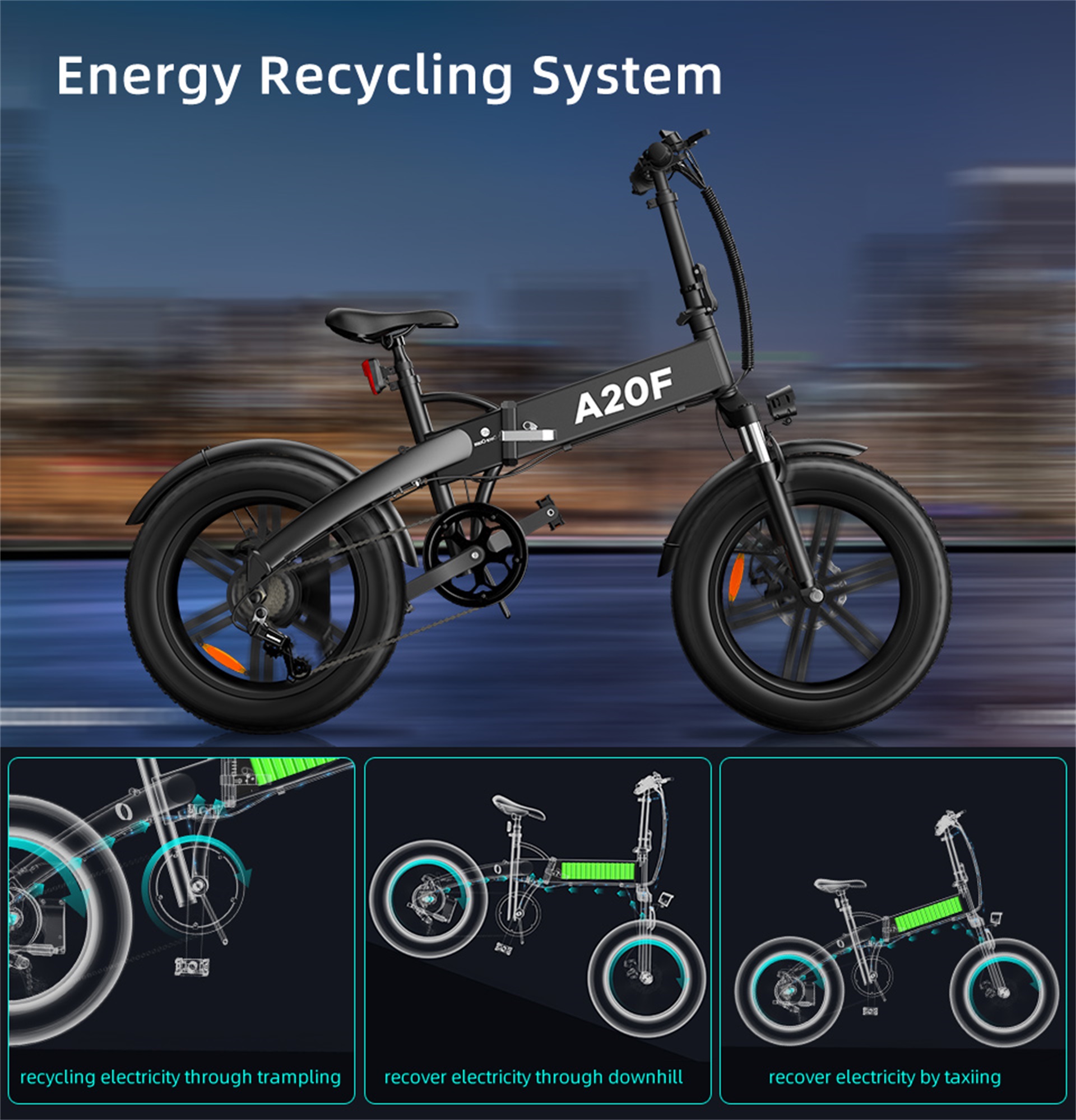 Электровелосипед ADO ADO_A20F Bl