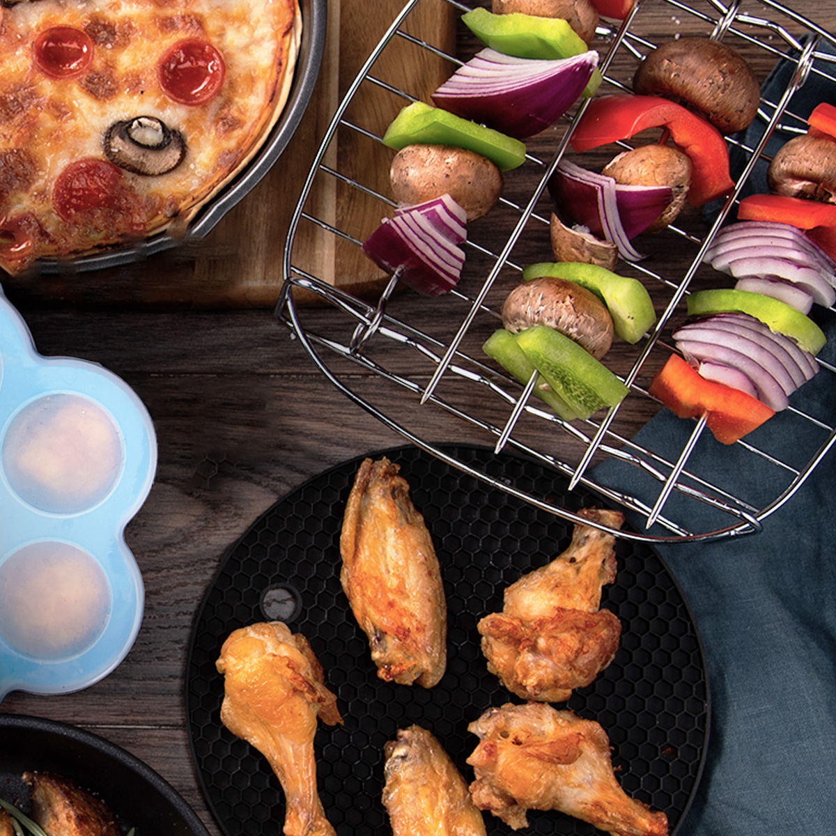 Набор аксессуаров для аэрогриля COSORI 5,5л Air Fryer Accessories C158