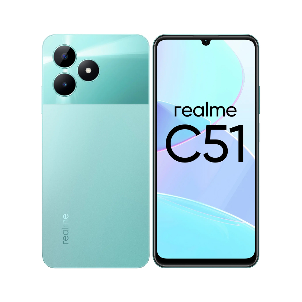 Смартфон Realme С51 4/128GB зеленый (RMX3830) - отзывы покупателей на  маркетплейсе Мегамаркет | Артикул: 600013506164