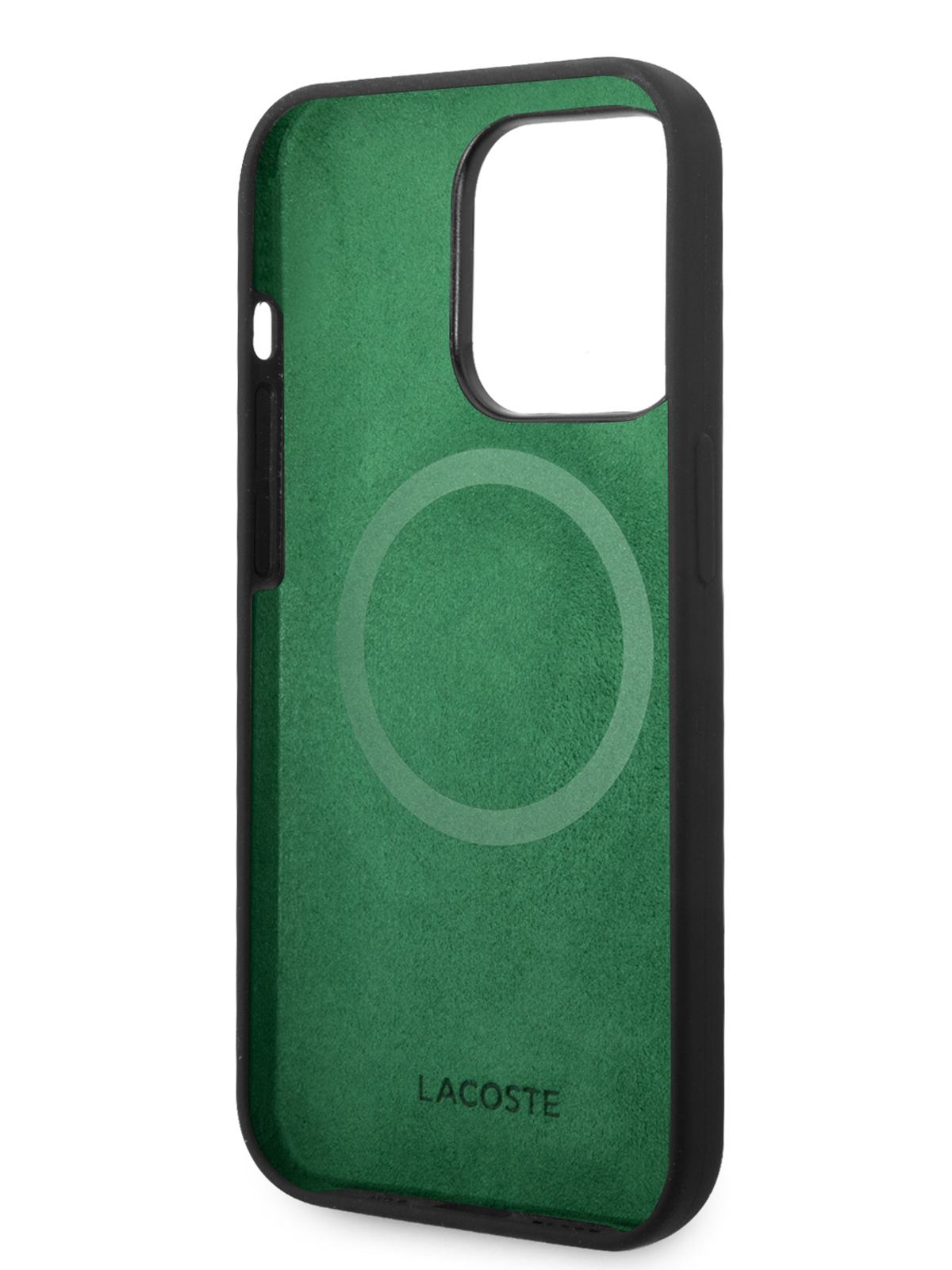 Чехол Lacoste для iPhone 15 Pro Max Croc Logo с Magsafe Hard Black, купить  в Москве, цены в интернет-магазинах на Мегамаркет