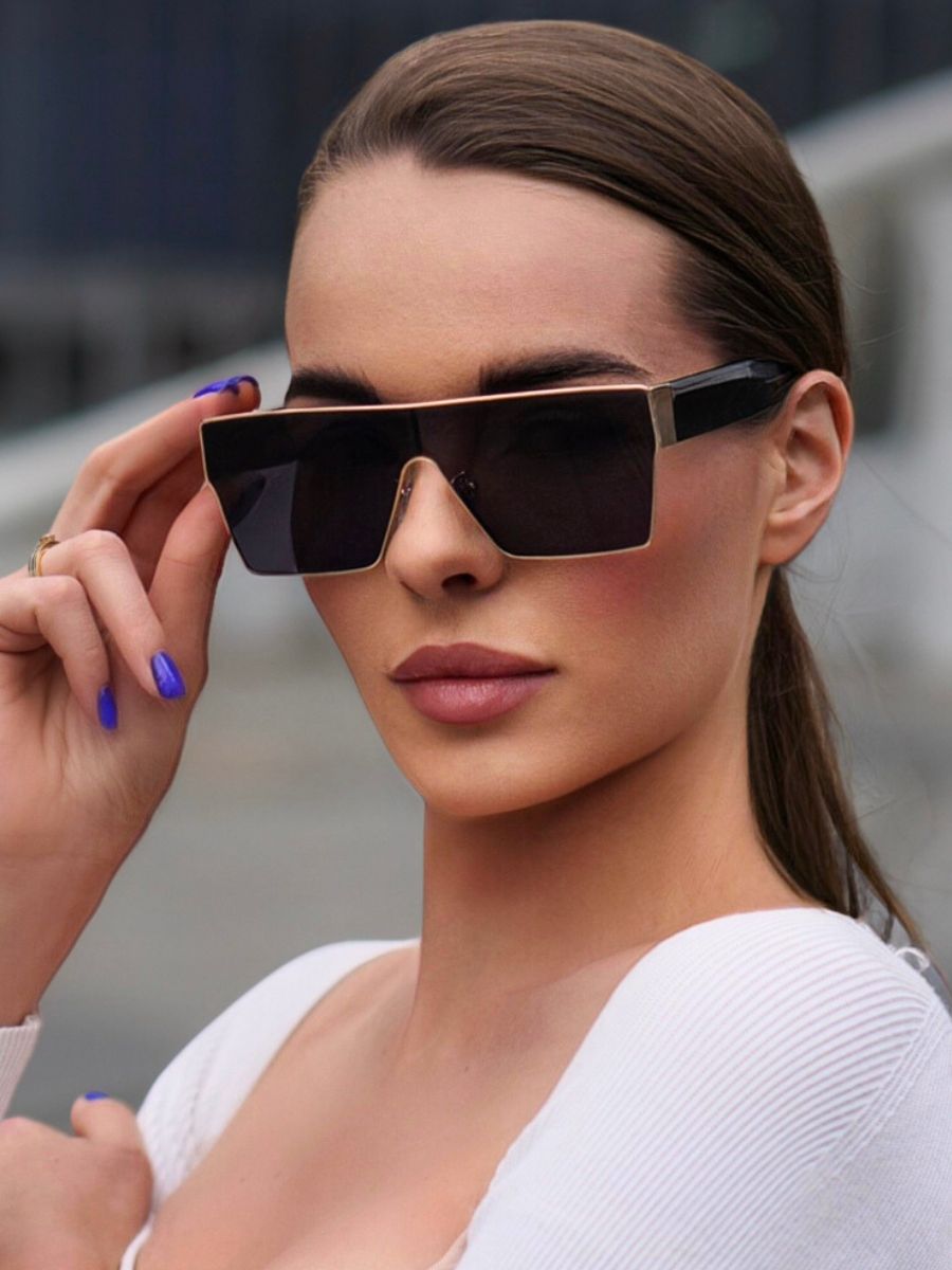 Солнцезащитные очки женские 10 out of 10 sunglass08 черные - купить в Москве, цены на Мегамаркет | 600016569785