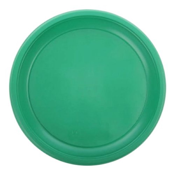 Тарелка одноразовая пластиковая салатовая 180 х 180 мм 3 шт
