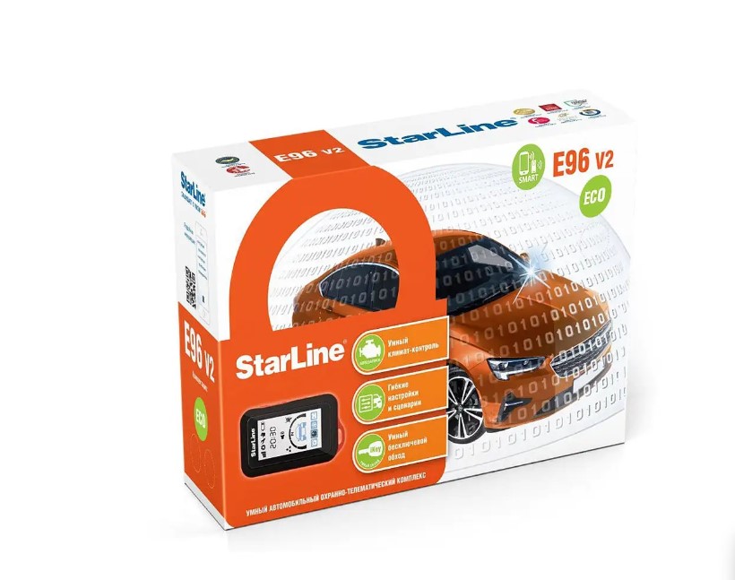 Автосигнализация StarLine E96 v2 BT ECO 2CAN+4LIN - купить в AutoSave Москва (со склада МегаМаркет), цена на Мегамаркет