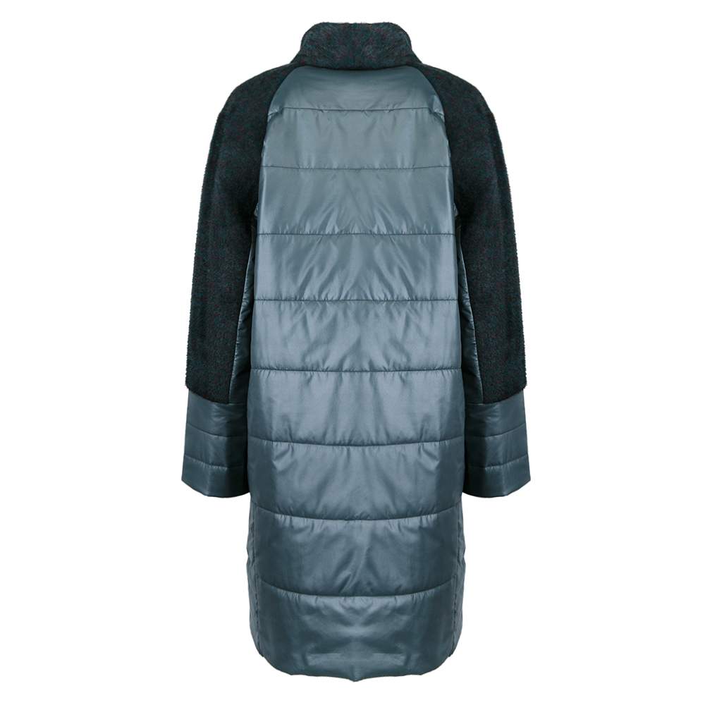 Пальто женское Westfalika 1420-9043H зеленое 52 RU