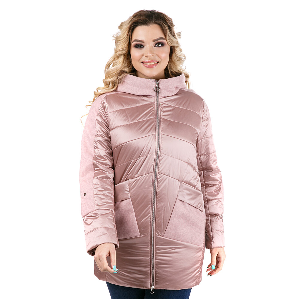 Пальто женское Westfalika 3320-M8612A розовое 56 RU
