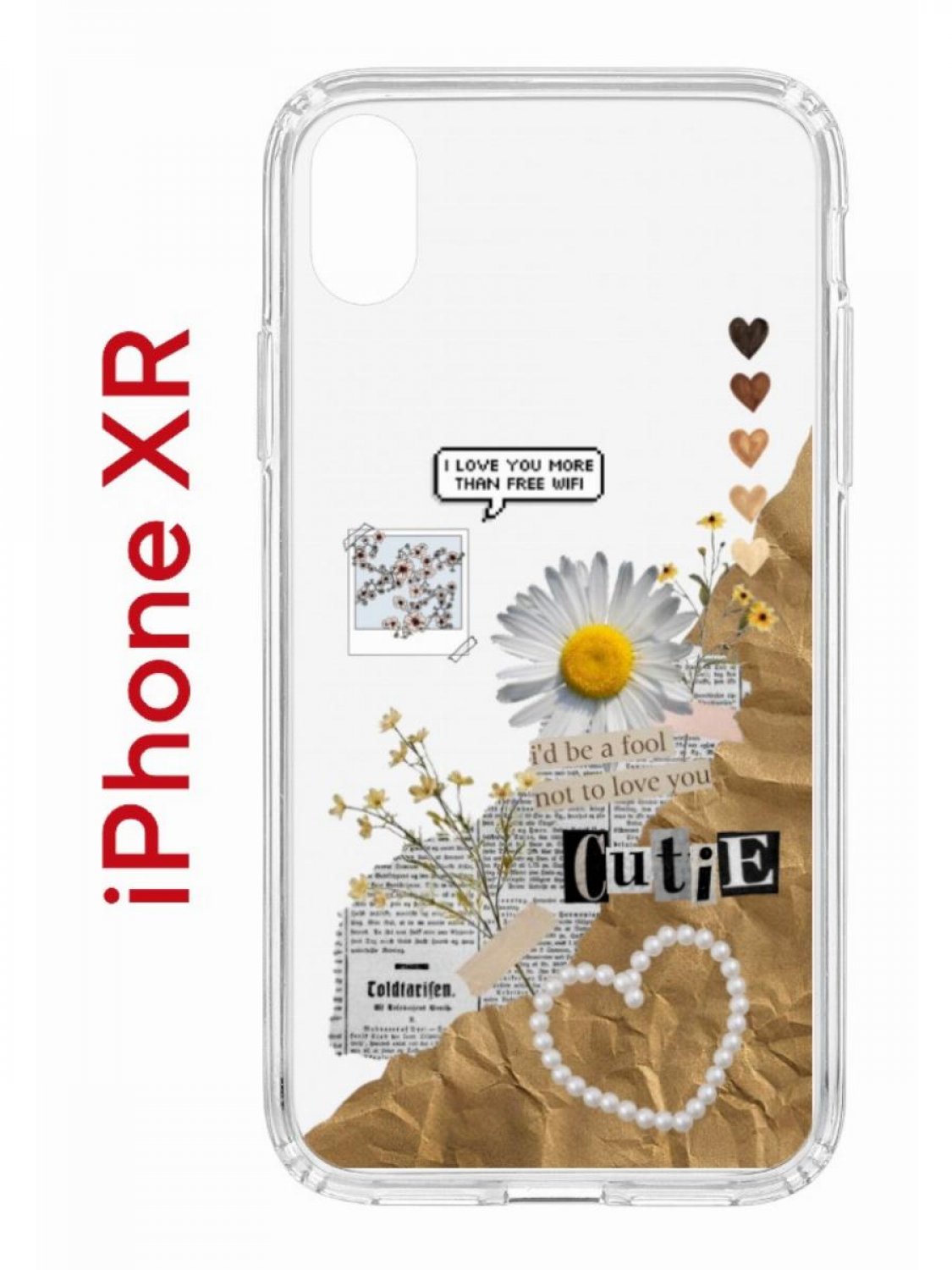 Чехол на iPhone XR с принтом Kruche Print Крафтовые наклейки, бампер с  защитой камеры, купить в Москве, цены в интернет-магазинах на Мегамаркет