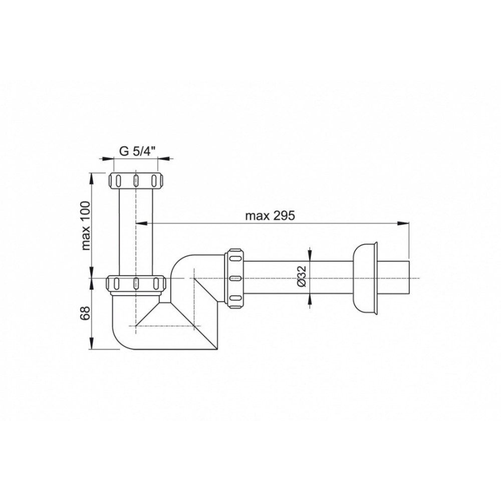 Диаметр сливной. Сифон для умывальника/биде ALCAPLAST, d32 мм пластик a45f. Сифон для биде ALCAPLAST a45f. Сифон 32/40 ALCAPLAST a45f. Сифон для раковины и биде ALCAPLAST a45f-dn40.