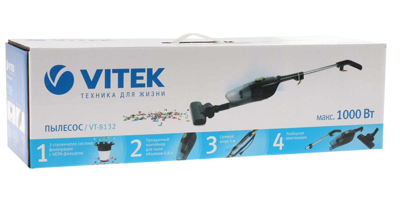 Купить Вертикальный Пылесос Vitek