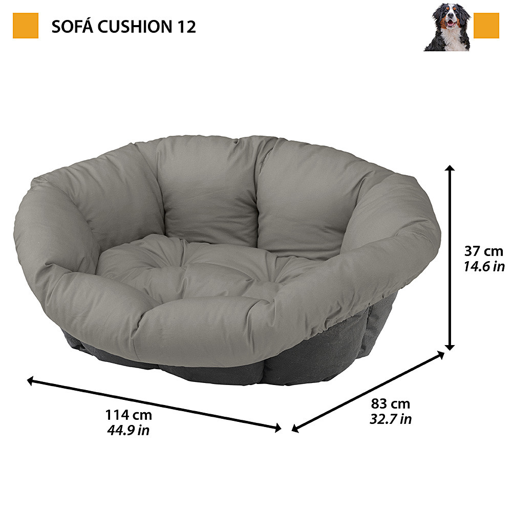 Запасная подушка Ferplast Sofa для Лежанкаа Siesta Deluxe 12, в ассортименте, 114х83x37 см