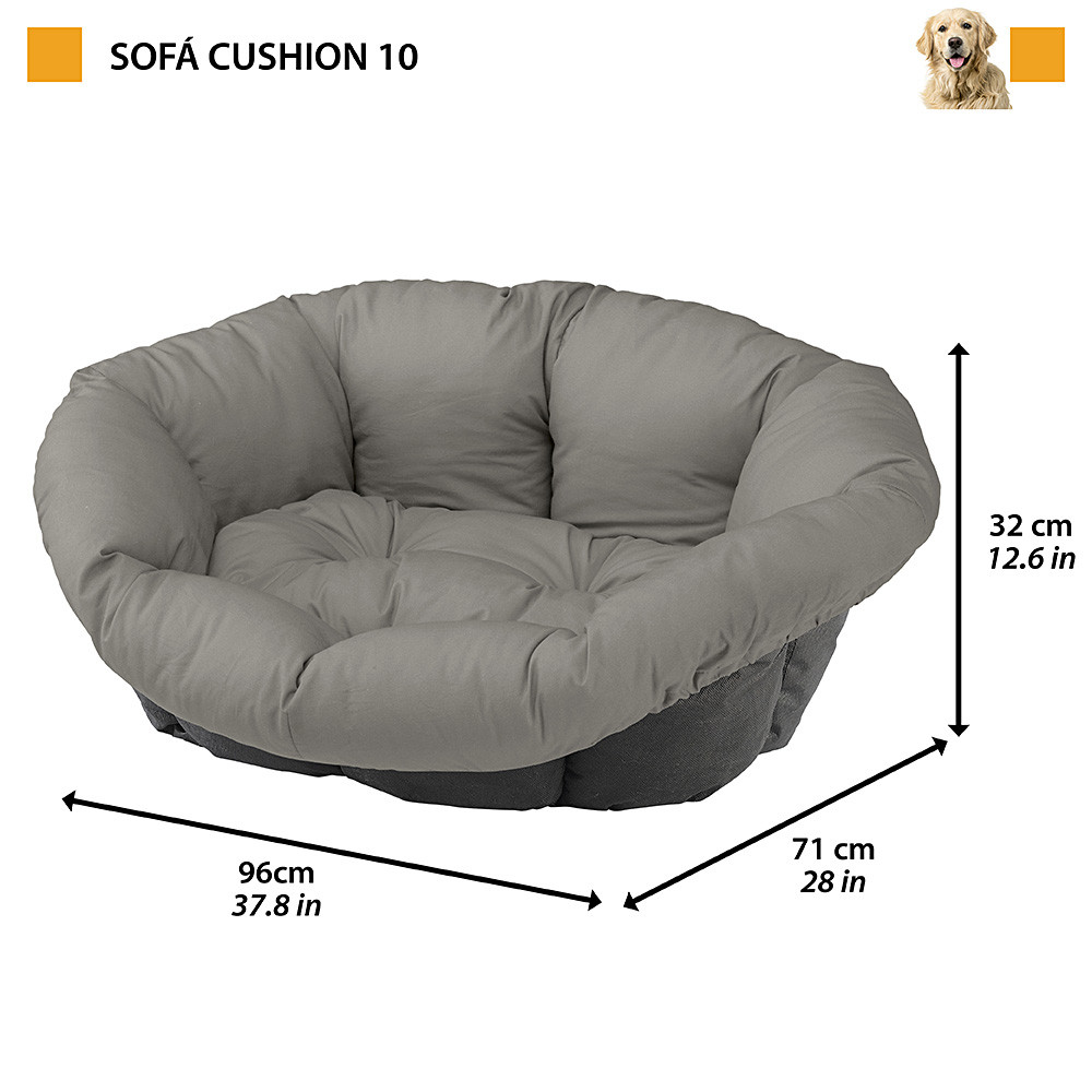 Запасная подушка Ferplast Sofa для Лежанкаа Siesta Deluxe 10, в ассортименте, 96х71х32 см