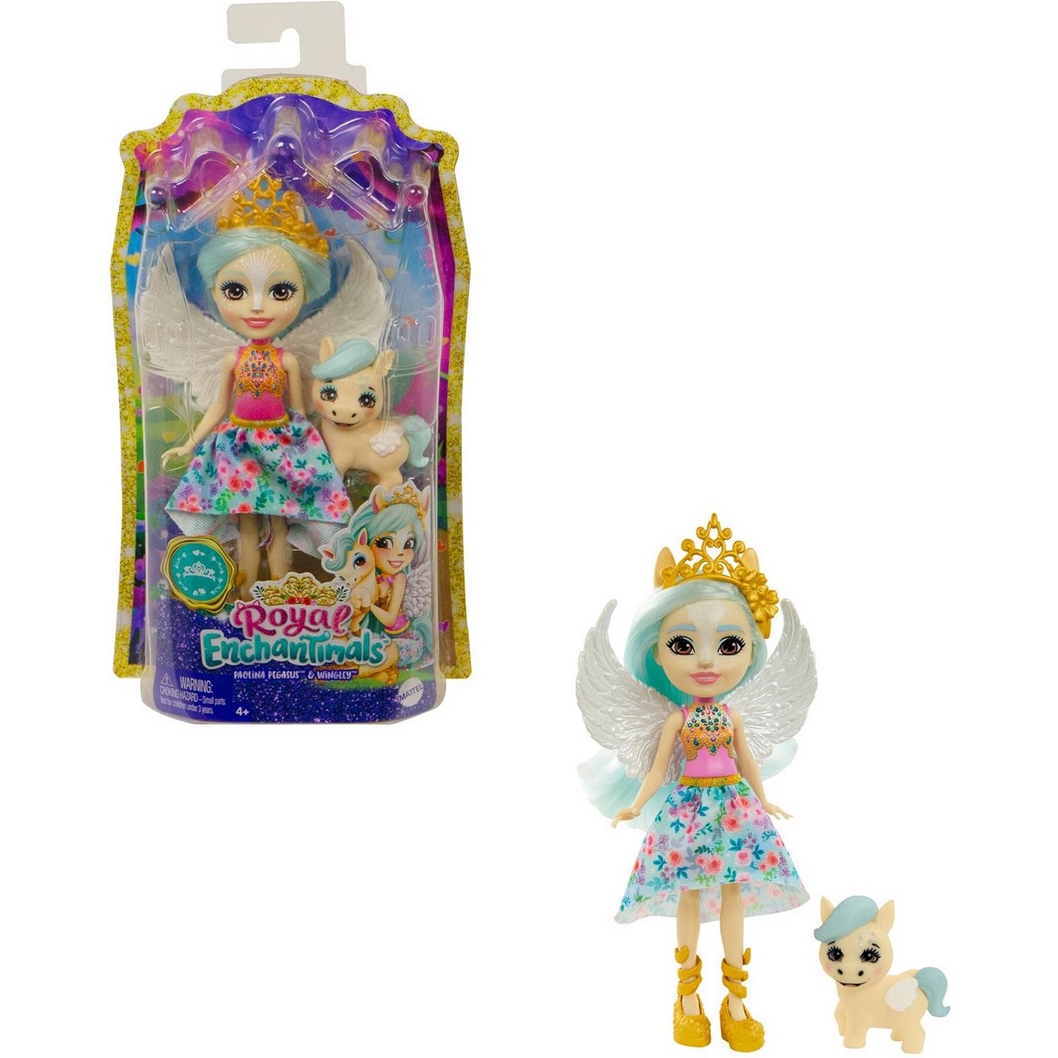 Кукла Mattel Enchantimals Паолина Пегасус с питомцем Вингли FNH22/Пегас -  купить в ИП Зольникова Марина Андреева, цена на Мегамаркет