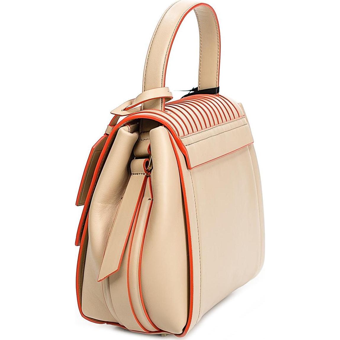 Сумка женская Donna Karan R171090602 nude/orange small flap should