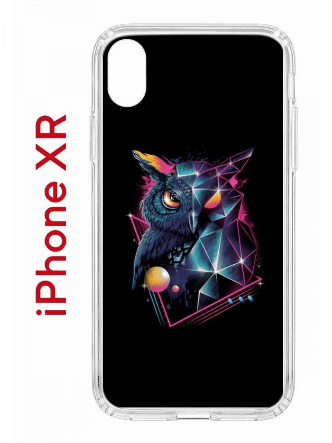 Чехол на iPhone XR с принтом Kruche Print Retro Owl, бампер с защитой  камеры – купить в Москве, цены в интернет-магазинах на Мегамаркет