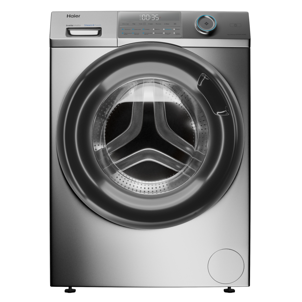 Стиральная машина Haier HW70-BP12959BS серебристый, купить в Москве ...