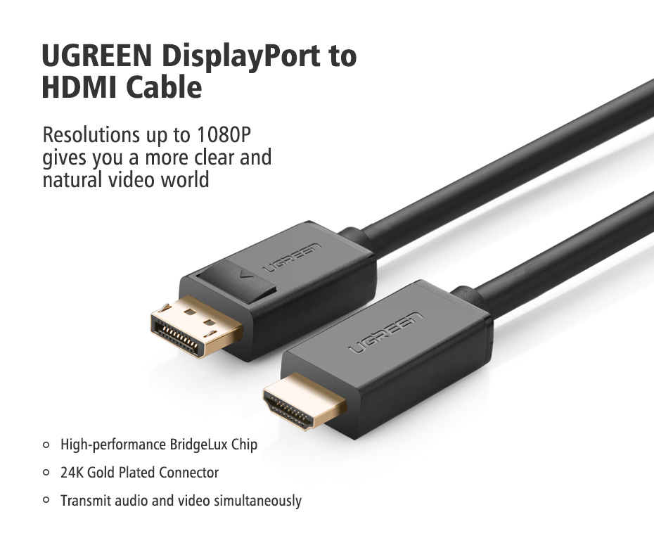 Displayport кабель длина. Кабель Ugreen DISPLAYPORT 1,4. HDMI (M) - DISPLAYPORT (M), 2м, черный. DISPLAYPORT угловой Ugreen.