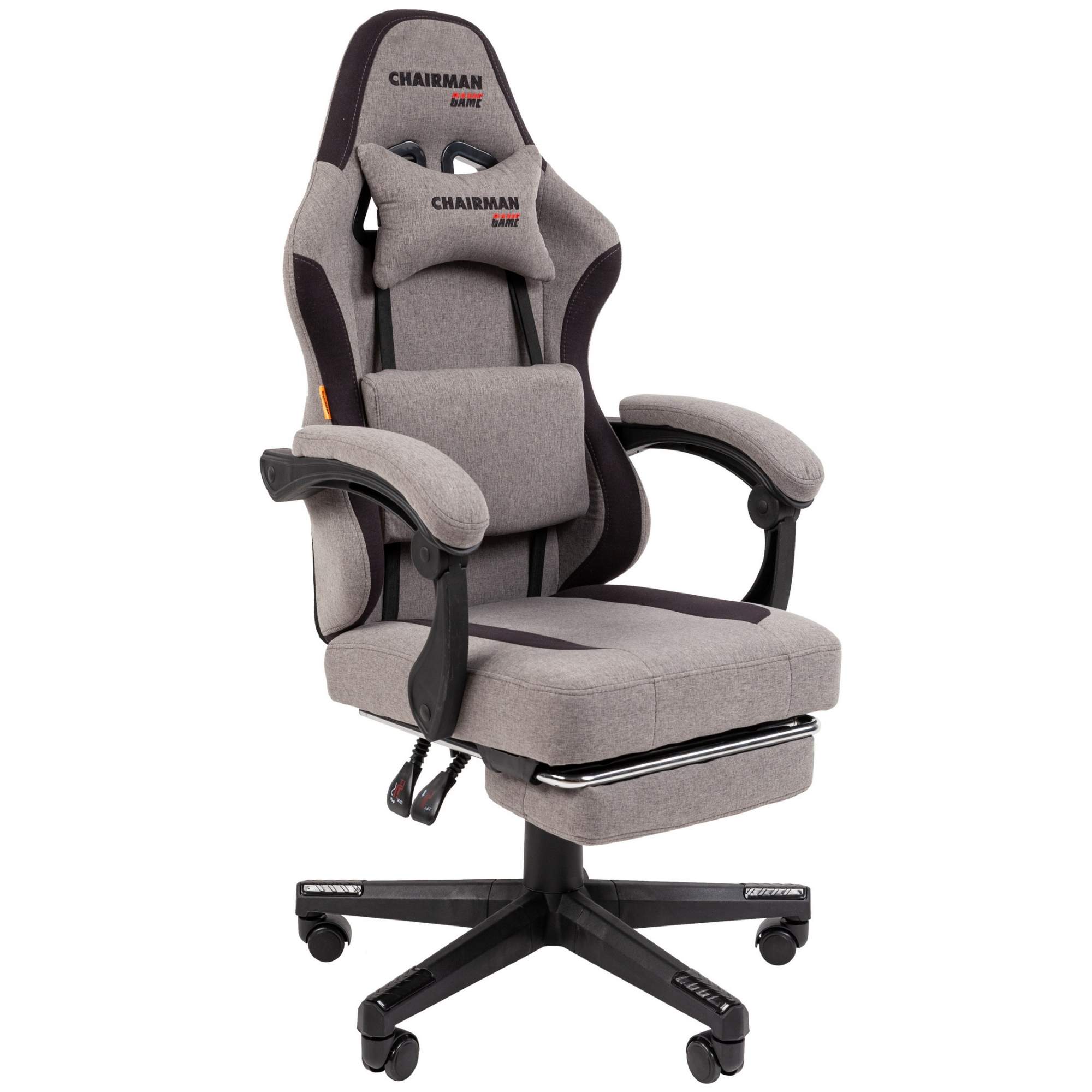 Игровое компьютерное кресло CHAIRMAN CH 27, серо-черный - купить в Москве, цены на Мегамаркет | 600014815059