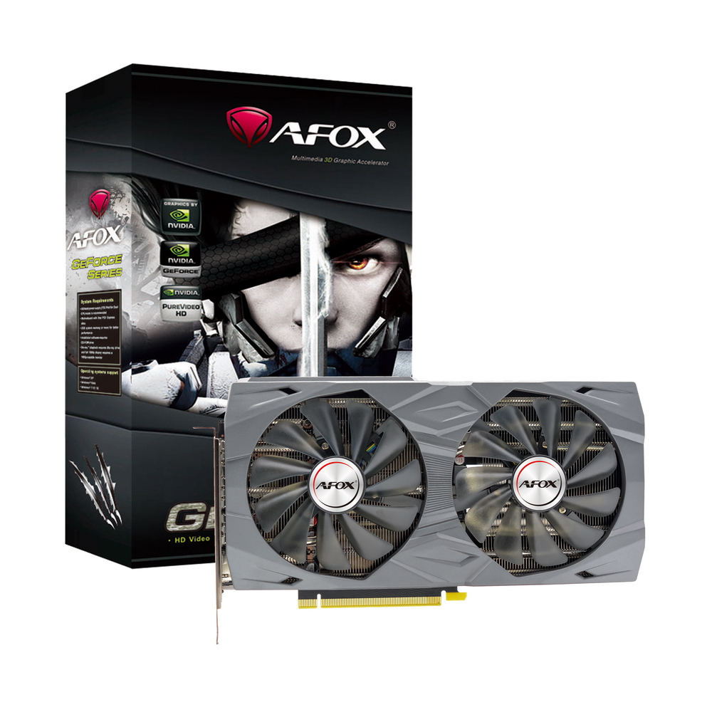  Видеокарта AFOX NVIDIA GeForce RTX 3060 Ti 8 ГБ (AF3060TI-8192D6H2) 