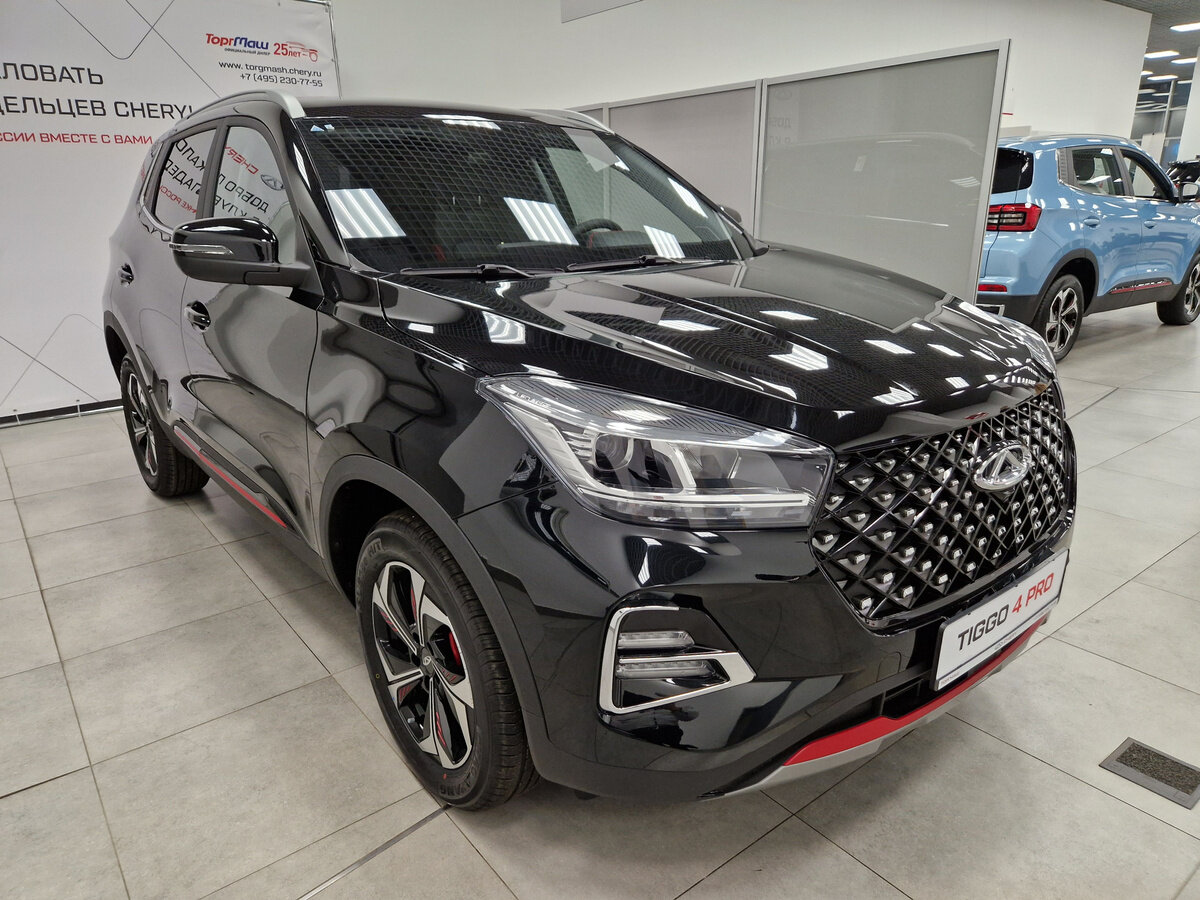 Автомобиль CHERY Tiggo 4 PRO T19FL 1.5T CVT Ultimate черный - купить в Москве, цены на Мегамаркет | 600016983883