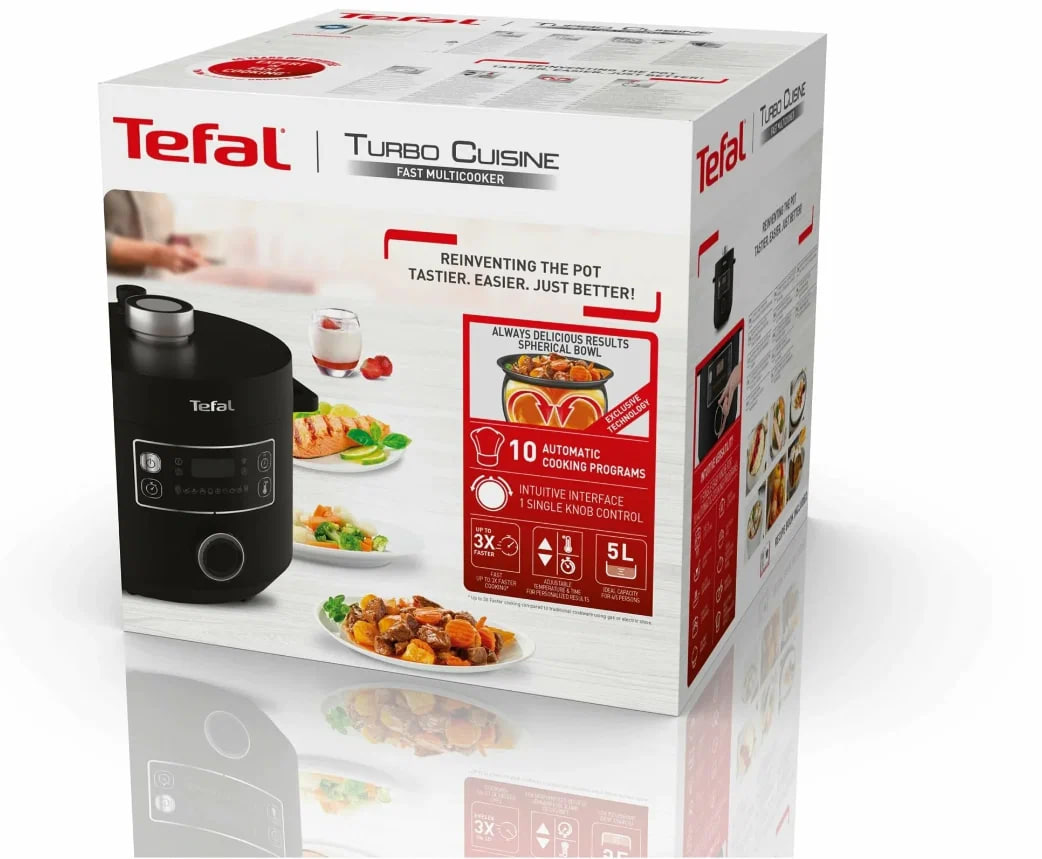 Мультиварка Tefal Turbo Cuisine CY754830 , купить в Москве, цены в  интернет-магазинах на Мегамаркет