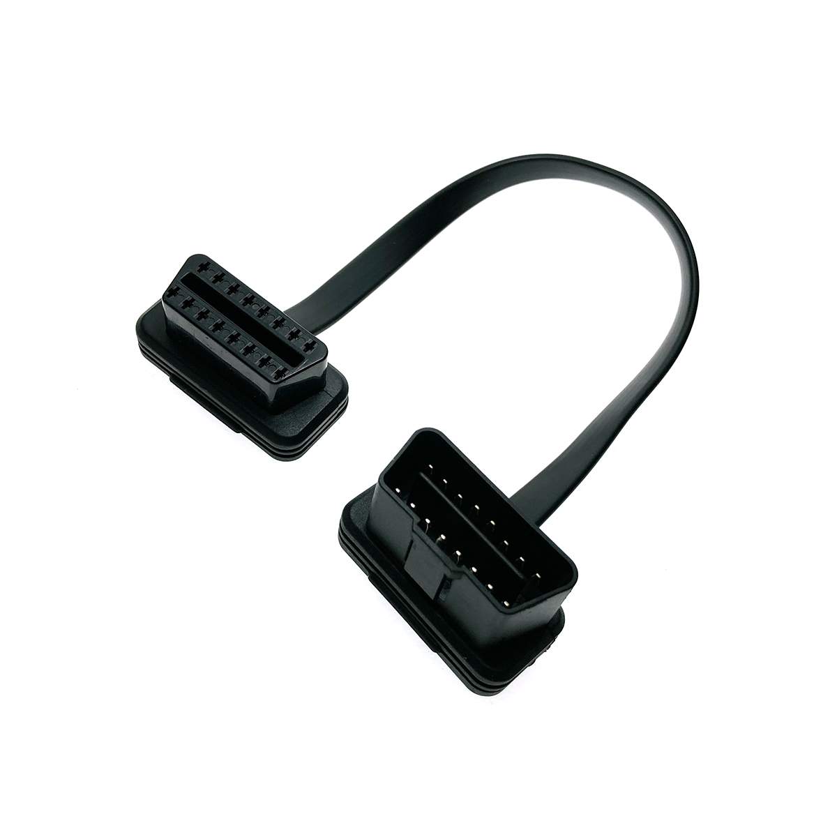 Удлинитель переходник OBD2 / OBD II 16 Pin(M) на OBDII 16 Pin(F), 30 см –  купить в Москве, цены в интернет-магазинах на Мегамаркет