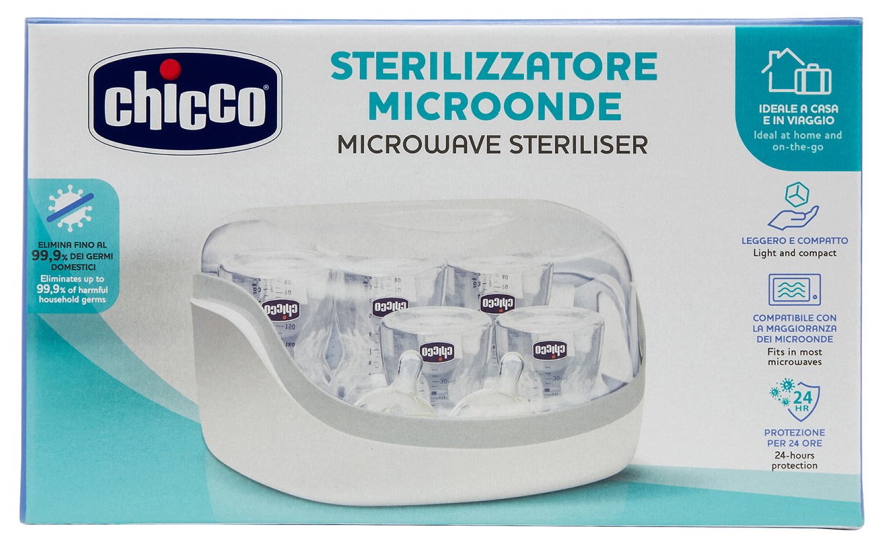 Стерилизатор для бутылочек Chicco. Chicco набор для стерилизации. Кактгбратно убрать вткоробку стерилизатор Chicco 2/1.