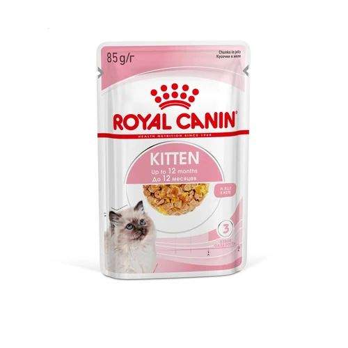 Купить влажный корм для котят ROYAL CANIN Kitten Instinctive, мясо в желе, 24шт, 85г, цены на Мегамаркет | Артикул: 100026969873