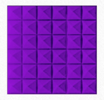 Акустический поролон ECHOTON Piramida 30 (450*450*50мм) фиолетовый 1 шт