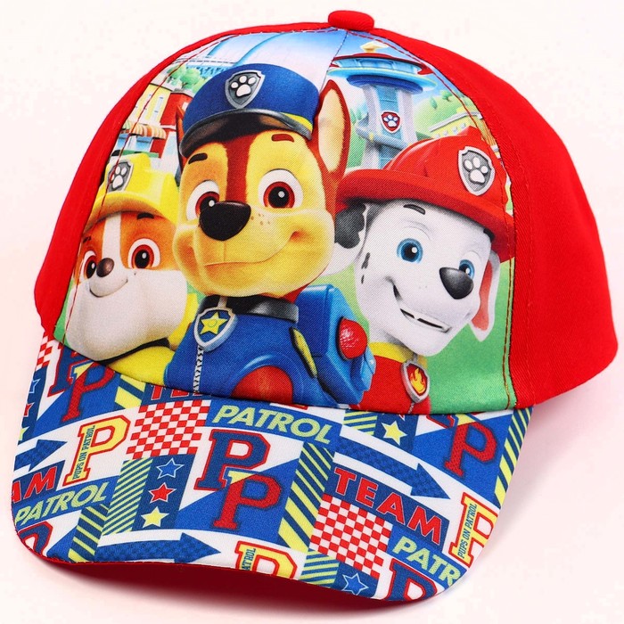 Купить кепка детская PAW Patrol Щенячий патруль, красный, 50-52, цены на Мегамаркет | Артикул: 600015466432
