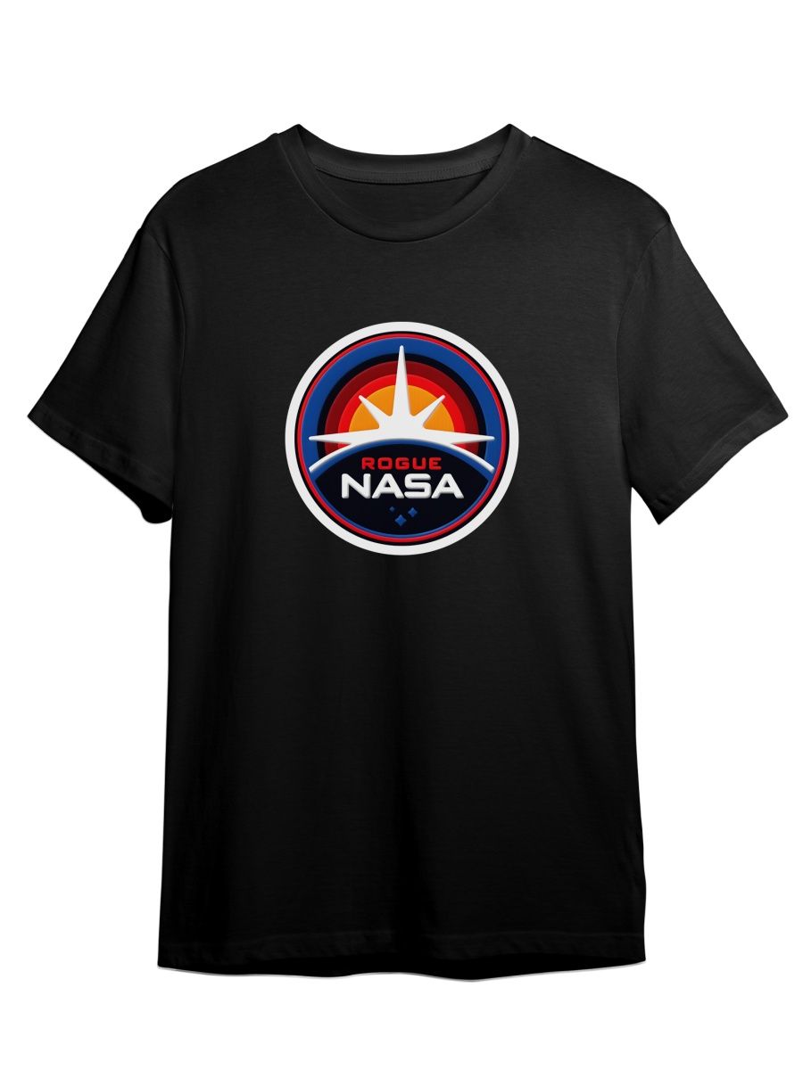 Футболка унисекс СувенирShop Nasa/Наса/Космос/Астронавт/Луна 2 черная 5XL –  купить в Москве, цены в интернет-магазинах на Мегамаркет