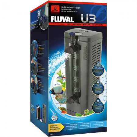 Фильтр для аквариума внутренний Fluval U3, 600 л/ч, 6 Вт