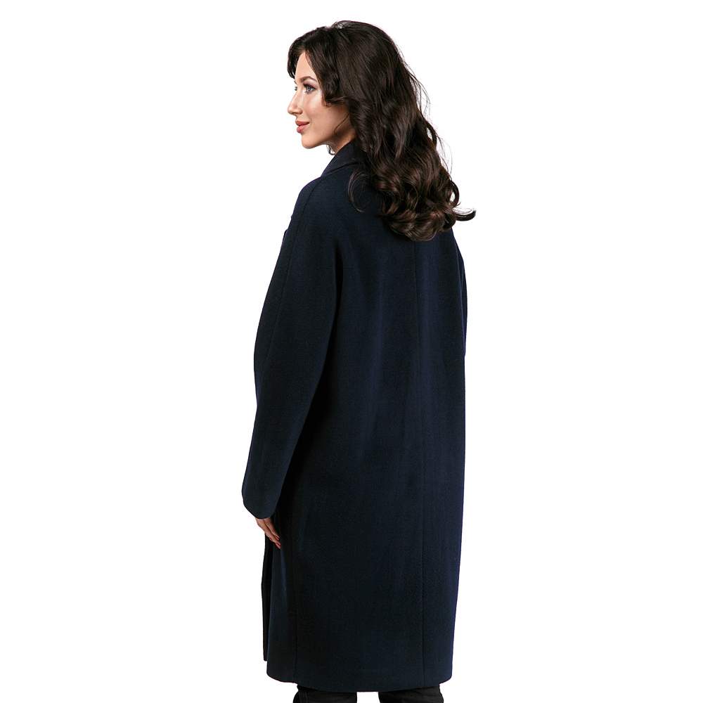 Пальто женское Westfalika 3219-2006B синее 50 RU