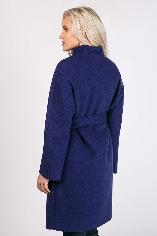 Пальто женское Westfalika FS19-1631-91D-1 синее 50 RU