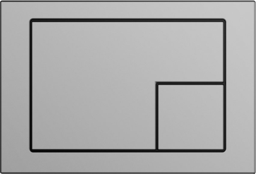 Кнопка смыва Cersanit Corner 64107 хром матовый купить в интернет-магазине, цены на Мегамаркет