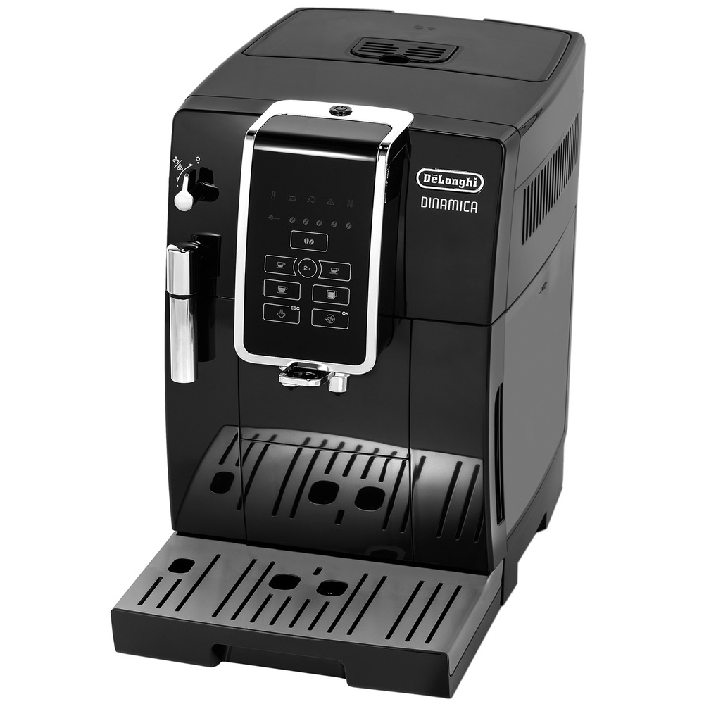 Кофемашина автоматическая Delonghi Dinamica ECAM 350.15.B черный; серебристый – купить в Москве, цены в интернет-магазинах на Мегамаркет