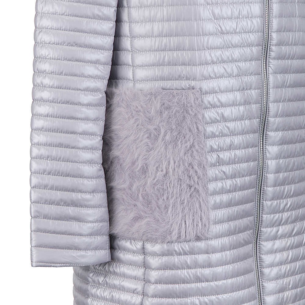 Пальто женское Snow Guard CT18-17100-D012/1 серое 48 RU