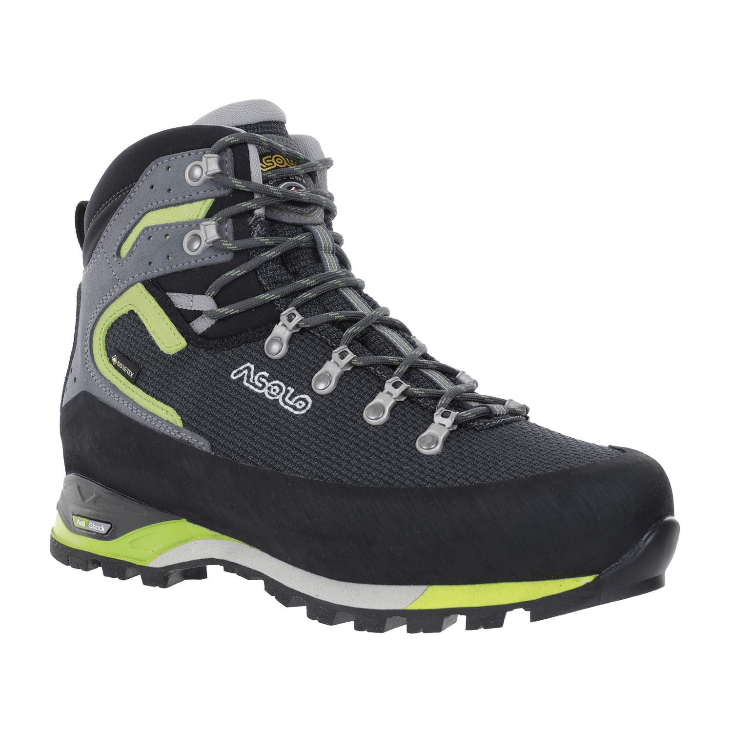 Asolo Corax Gv black green lime 11.5 UK