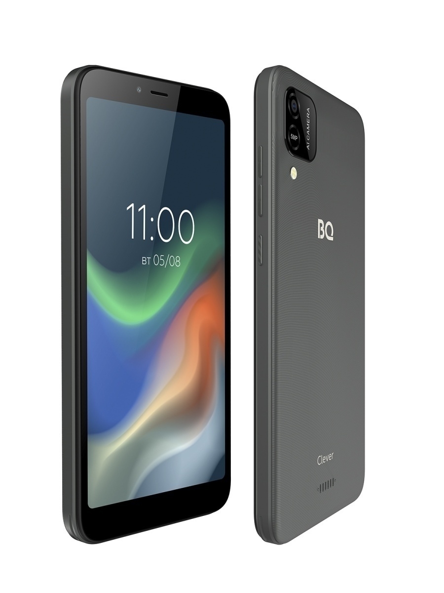 Смартфон BQ 5765L Clever 3/16GB Black - отзывы покупателей на Мегамаркет