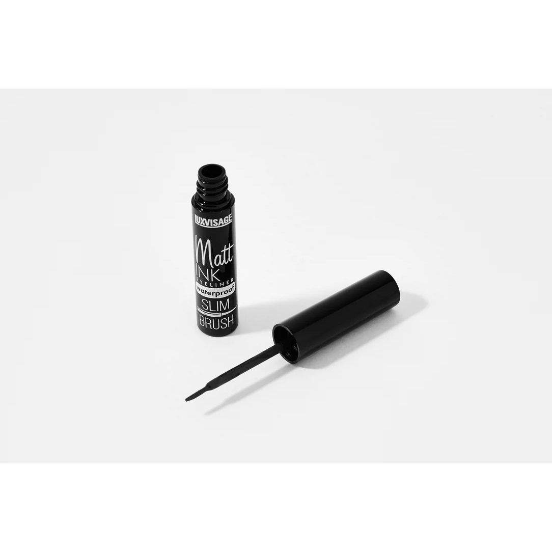 Подводка для глаз Matt Ink Waterproof черный, 4г LUXVISAGE. Matt Ink подводка.