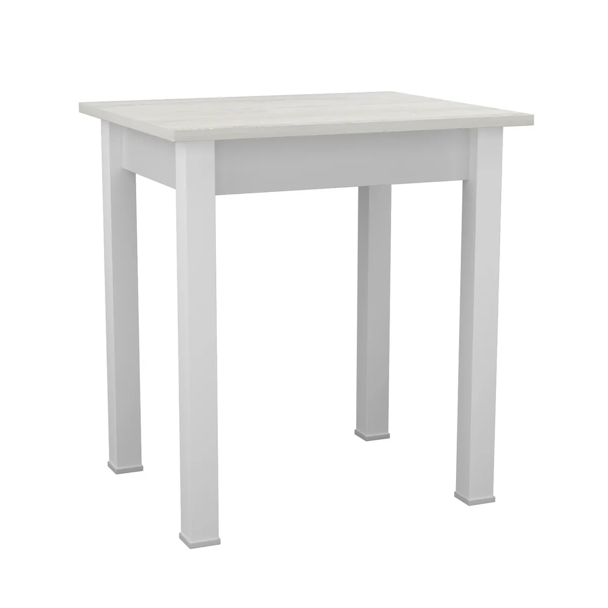 Стол обеденный Боровичи-мебель Компакт (прямая ножка) Белый/Сосна белая 86310