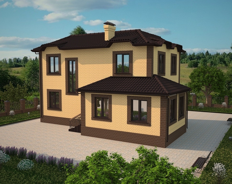 Проект дома Plans-57-07 (172 кв.м, газобетон) - купить с доставкой по выгодным ц