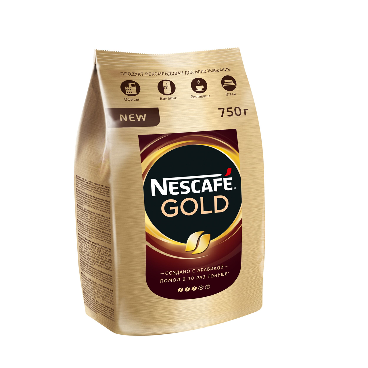 Купить кофе Nescafe Gold растворимый 750 г, цены на Мегамаркет | Артикул: 100029006032