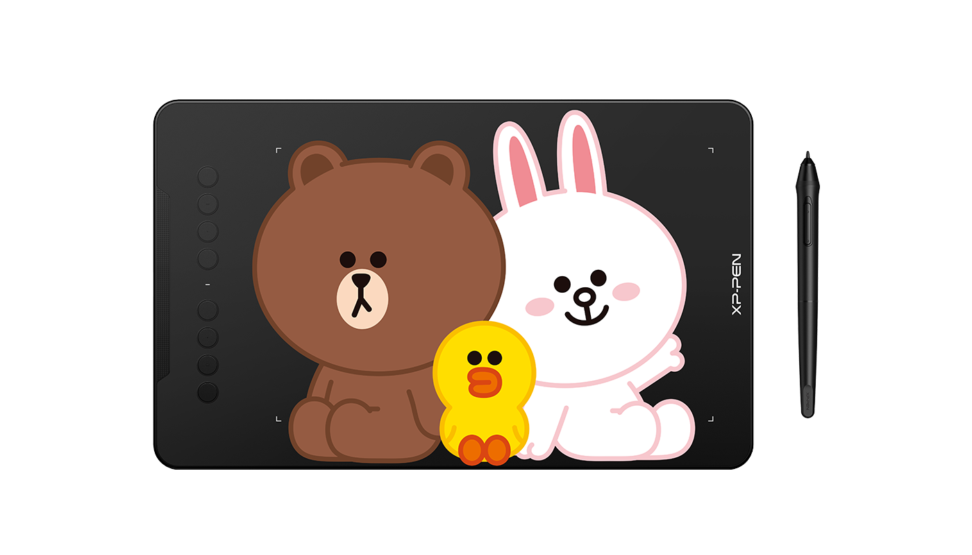 Графический планшет XP-PEN Deco 01 V2 LINE FRIENDS Edition B08H27XRMK –  купить в Москве, цены в интернет-магазинах на Мегамаркет