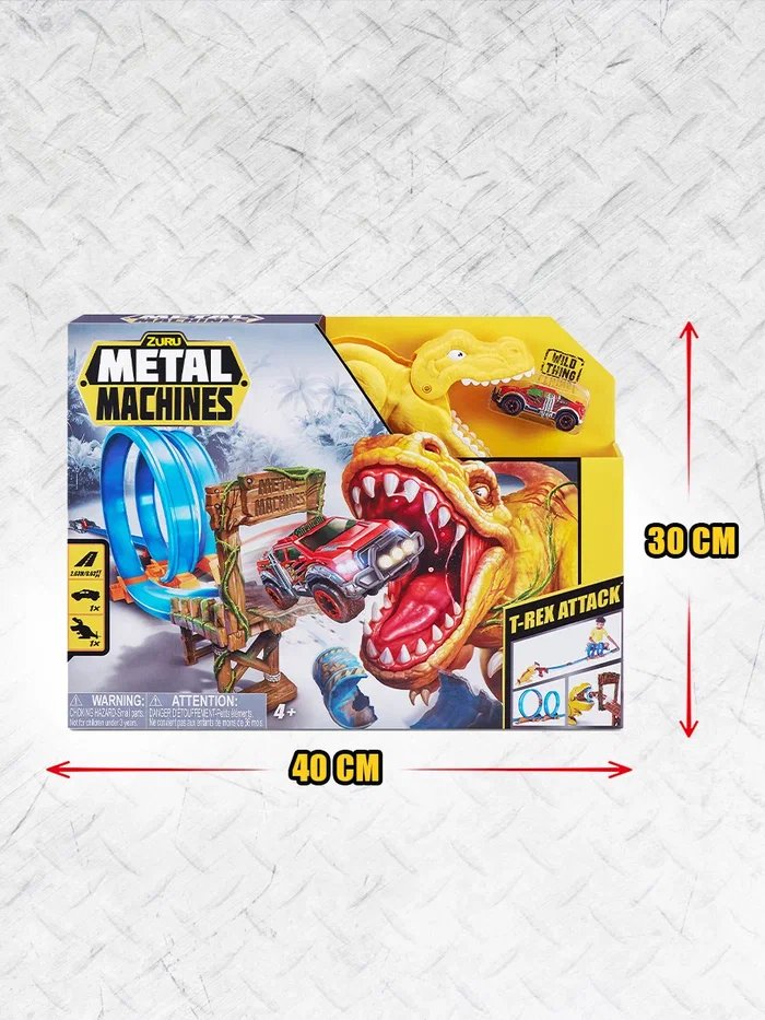 Купить набор Zuru Metal Machines Трек T-Rex 6702, цены на Мегамаркет